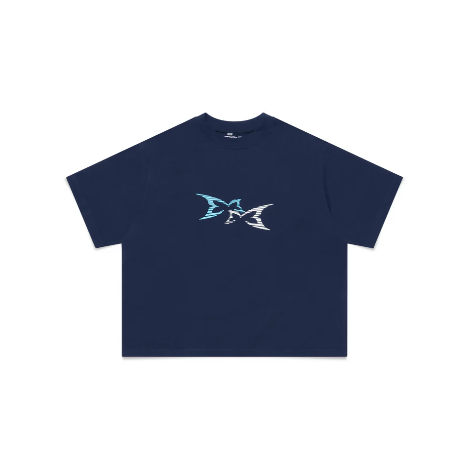 Mertra 3D Logo Tee (Navy/Red)